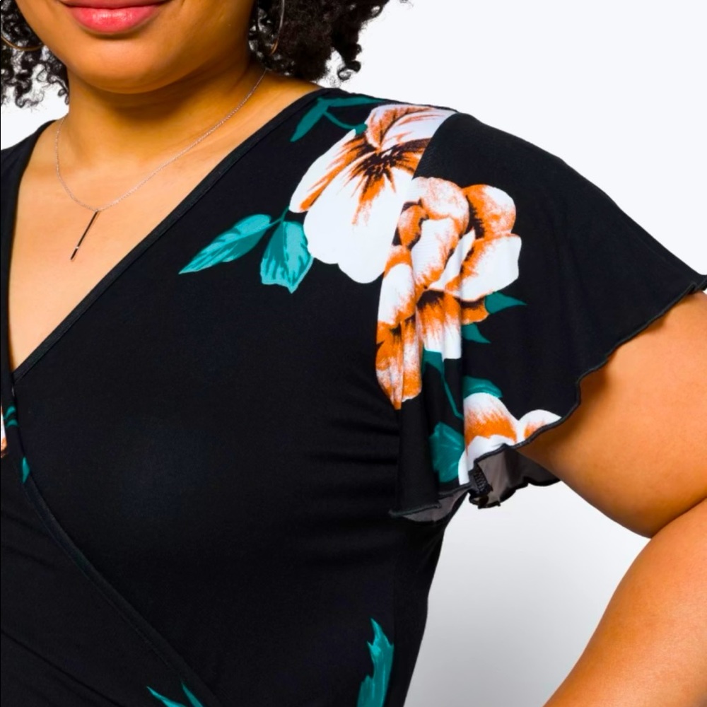 Floral full-length maxi dress by Loveapella.